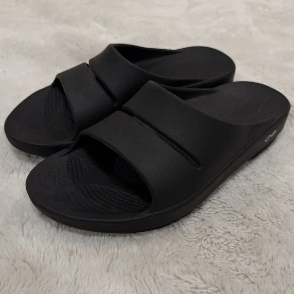 OOFOS OOahh Slide Sandals W9/M7 - Picture 2 of 5